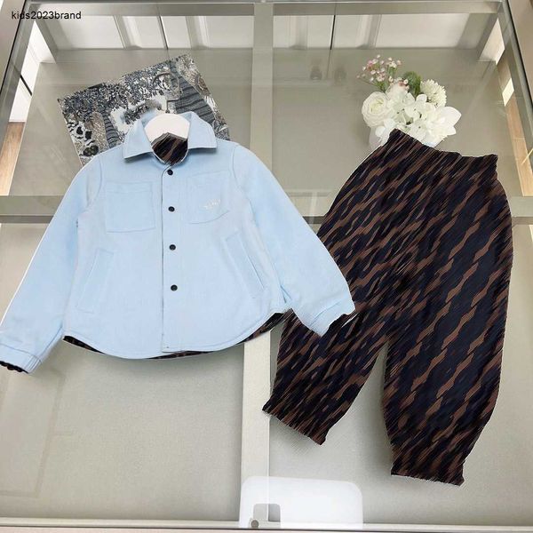 designer baby autumn sets kids tracksuits size 100-160 cm 2pcs double sided wearable polo collar shirt and sports pants aug30, White
designer baby autumn sets kids tracksuits size 100-160 cm 2pcs double sided wearable polo collar shirt and sports pants aug30, White