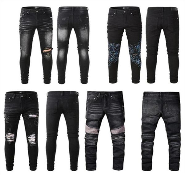 stretch holes distressed jeans designer jeans skinny ripped destroyed slim fit hip hop pants with for men denim pant biker motorcy1438396, Blue
stretch holes distressed jeans designer jeans skinny ripped destroyed slim fit hip hop pants with for men denim pant biker motorcy1438396, Blue