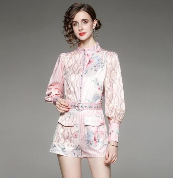 women039s tracksuits designer autumn flower print shorts two piece set women stand collar lantern sleeve pink shirts floral poc8976012, Gray
women039s tracksuits designer autumn flower print shorts two piece set women stand collar lantern sleeve pink shirts floral poc8976012, Gray