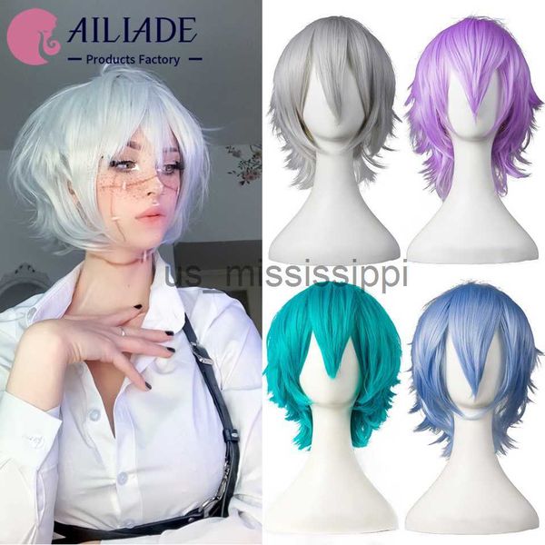 cosplay wigs ailiade short straight synthetic wigs with bangs high temperature resistance anime party costume cosplay wig for men and women, Black
cosplay wigs ailiade short straight synthetic wigs with bangs high temperature resistance anime party costume cosplay wig for men and women, Black