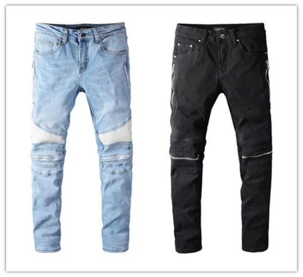 new arrival mens designer jeans zipper fold patch medal fashion mens jeans slim motorcycle biker hip hop pants size 288150072, Blue
new arrival mens designer jeans zipper fold patch medal fashion mens jeans slim motorcycle biker hip hop pants size 288150072, Blue