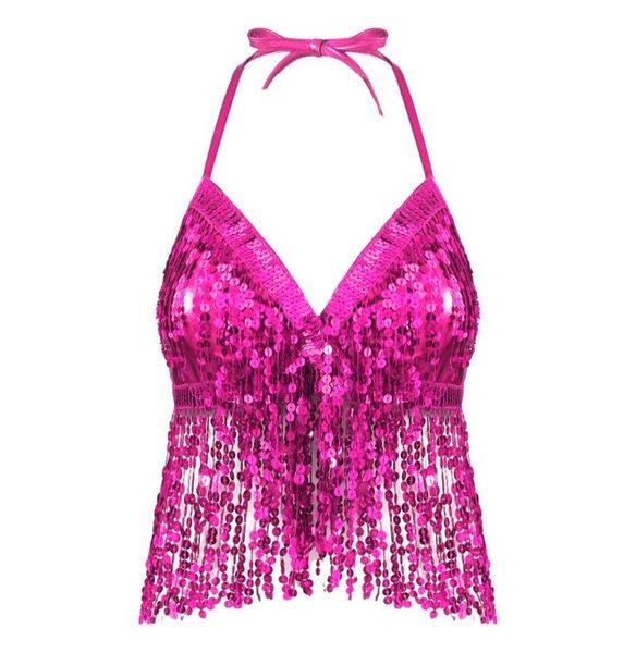 stage wear womens fashion wet look halter neck and back tie up latin belly dance bra with sequins tassel party club costume8008162, Black;red
stage wear womens fashion wet look halter neck and back tie up latin belly dance bra with sequins tassel party club costume8008162, Black;red