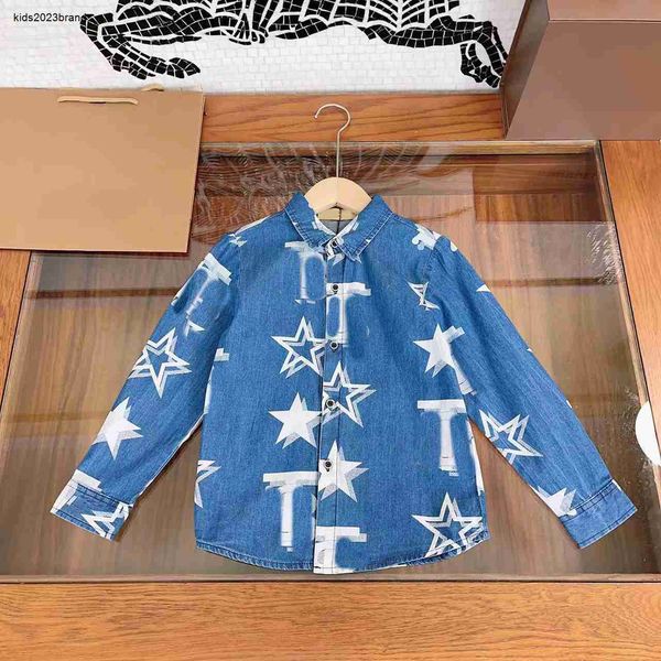 designer baby lapel shirt autumn clothing fashion kids denim size 110-160 cm white pentagram logo print child blouses aug30, White;black
designer baby lapel shirt autumn clothing fashion kids denim size 110-160 cm white pentagram logo print child blouses aug30, White;black