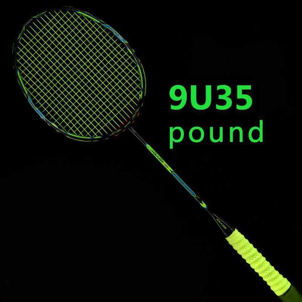 badminton rackets ultra-light soil 2g (9u) carbon fiber badminton racket with offensive and defensive functions q230904
badminton rackets ultra-light soil 2g (9u) carbon fiber badminton racket with offensive and defensive functions q230904