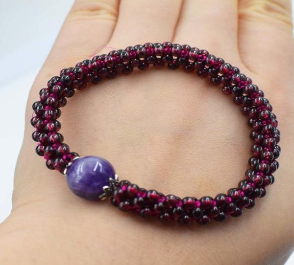 garnet round red and amethyst pink quartz bracelet 75inch whole beads nature handcraft s181015071427170, Black
garnet round red and amethyst pink quartz bracelet 75inch whole beads nature handcraft s181015071427170, Black