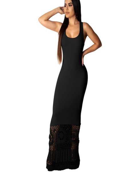 womens summer floorlength slim dresses for female black patchwork sleeveless bodycon sheath long maxi dress2449088, Black;gray
womens summer floorlength slim dresses for female black patchwork sleeveless bodycon sheath long maxi dress2449088, Black;gray