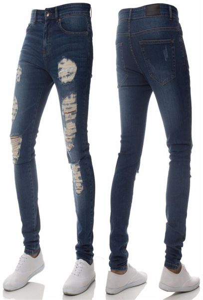 trendy men039s super skinny ripped hole biker denim jeans blue black summer fashion moustache effect hip hop trousers2106618
trendy men039s super skinny ripped hole biker denim jeans blue black summer fashion moustache effect hip hop trousers2106618