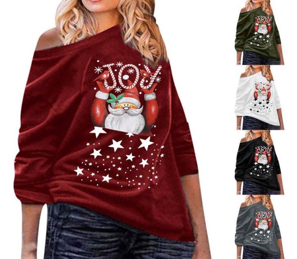 women leisure holiday chrismas joy santa claus printed round neck sweater long sleeve ladise loose jumper6822962, Black
women leisure holiday chrismas joy santa claus printed round neck sweater long sleeve ladise loose jumper6822962, Black
