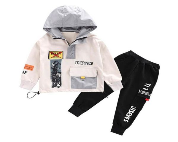 ins fashion 2020 new boys tracksuit kids tracksuit set boys casual suits hooded coat jacketpants 2pcsset kids designer clothes b7820660, White
ins fashion 2020 new boys tracksuit kids tracksuit set boys casual suits hooded coat jacketpants 2pcsset kids designer clothes b7820660, White