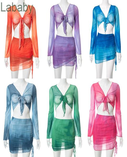 2022 women two piece dress tie dye long sleeve crop open navel pleated gauze skirt suits club outfits matching sets1200316, White
2022 women two piece dress tie dye long sleeve crop open navel pleated gauze skirt suits club outfits matching sets1200316, White