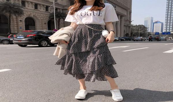 2019 summer women midi skirts korean boho bohemian ruffles ladies beach holiday polka dot layer flare high waist skirt for women j2445455, Black
2019 summer women midi skirts korean boho bohemian ruffles ladies beach holiday polka dot layer flare high waist skirt for women j2445455, Black