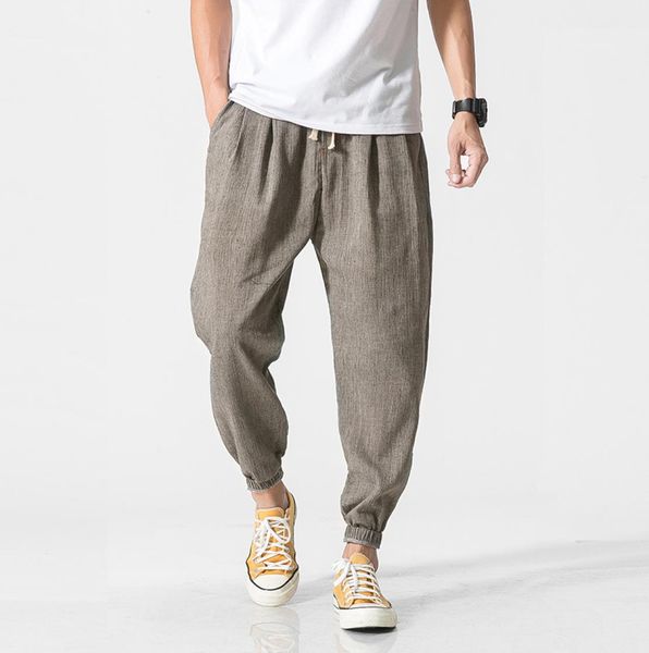 cotton linen casual harem pants men joggers man summer trousers male chinese style baggy pants 2020 harajuku clothe9791437, Black
cotton linen casual harem pants men joggers man summer trousers male chinese style baggy pants 2020 harajuku clothe9791437, Black