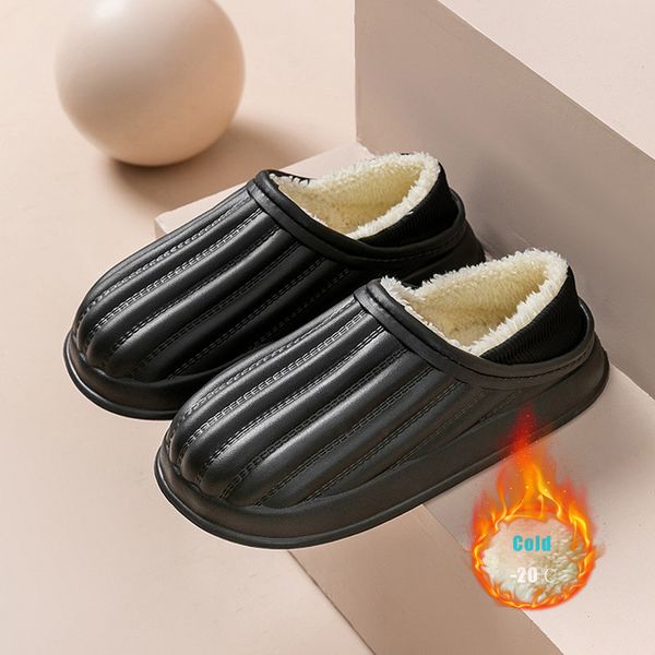 slippers men fur eva waterproof winter warm plush household slides indoor home thick sole nonslip solid couple cotton 230831, Black
slippers men fur eva waterproof winter warm plush household slides indoor home thick sole nonslip solid couple cotton 230831, Black