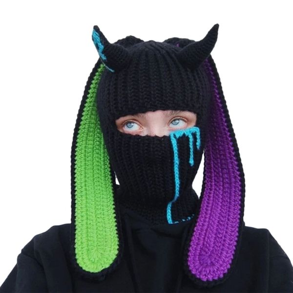 beanie skull caps warm winter knit beanie hat cute cartoon animal long ears knitted ski mask soft headwear for men women 230831, Blue;gray
beanie skull caps warm winter knit beanie hat cute cartoon animal long ears knitted ski mask soft headwear for men women 230831, Blue;gray