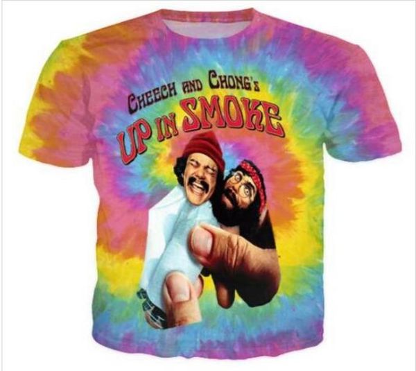 design womensmens cheech and chong up in smoke tiedye funny short sleeves 3d print tshirt summer style casual ts9362313, White;black
design womensmens cheech and chong up in smoke tiedye funny short sleeves 3d print tshirt summer style casual ts9362313, White;black