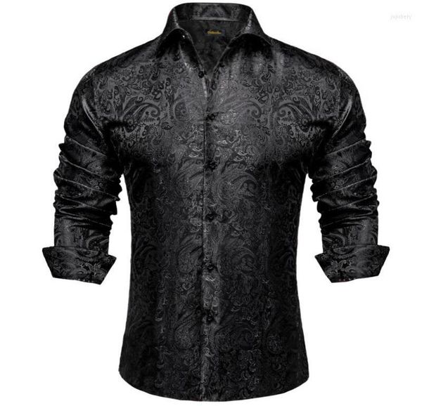 men039s dress shirts men39s long sleeve black paisley silk casual tuxedo social shirt luxury designer men clothing3063857, White;black
men039s dress shirts men39s long sleeve black paisley silk casual tuxedo social shirt luxury designer men clothing3063857, White;black