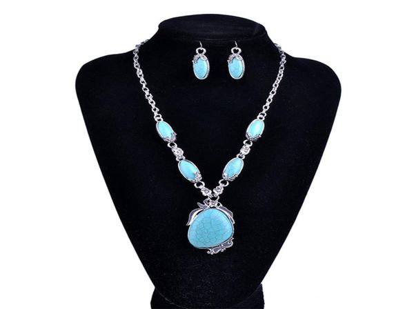 new national style turquoise accessories pendant gift fashion necklace jss8168605615, Silver
new national style turquoise accessories pendant gift fashion necklace jss8168605615, Silver