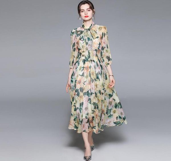 merchall 2021 summer fashion runway vacation chiffon dress women bow collar floral print holiday party elegant midi casual dresses9928998, Black;gray
merchall 2021 summer fashion runway vacation chiffon dress women bow collar floral print holiday party elegant midi casual dresses9928998, Black;gray