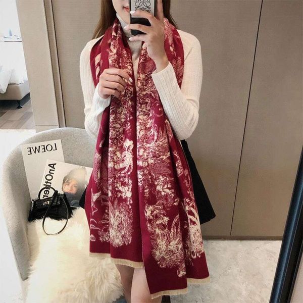 autumn and winter thickened jacquard scarves office shawl warm womens floral long imitation cashmere scarf double, Blue;gray
autumn and winter thickened jacquard scarves office shawl warm womens floral long imitation cashmere scarf double, Blue;gray