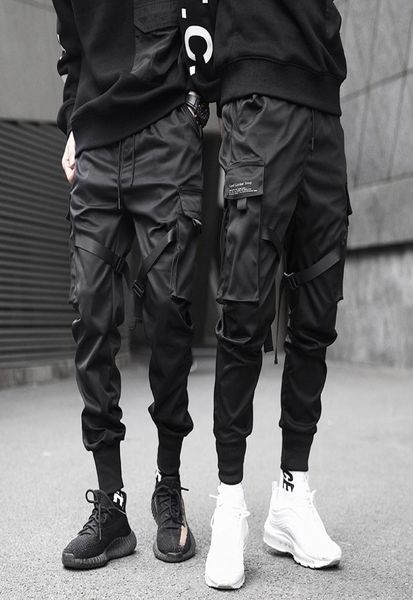 fashion men ribbons block black pocket cargo pants harem joggers harajuku sweatpant hip hop tatical trousers5736180
fashion men ribbons block black pocket cargo pants harem joggers harajuku sweatpant hip hop tatical trousers5736180