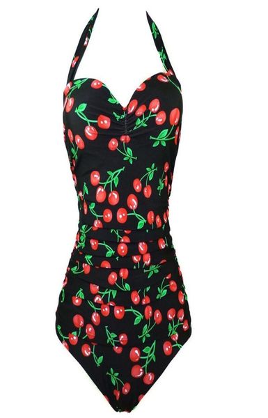 2016 summer swimwear vintage floral print monokini cherry swimsuit halter push up one piece bathing suit plus size xxxl mx2004502202, White;black
2016 summer swimwear vintage floral print monokini cherry swimsuit halter push up one piece bathing suit plus size xxxl mx2004502202, White;black