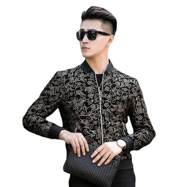 men's leather faux natural genuine sheepskin printed jacket baseball uniform motorcycle spring and autumn single fashion 230831, Black
men's leather faux natural genuine sheepskin printed jacket baseball uniform motorcycle spring and autumn single fashion 230831, Black