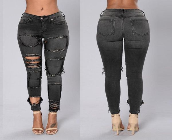 black womens skinny ripped jeans low rise vintage fashion slim fit distressed hole denim jeans s2xl5918656, Blue
black womens skinny ripped jeans low rise vintage fashion slim fit distressed hole denim jeans s2xl5918656, Blue