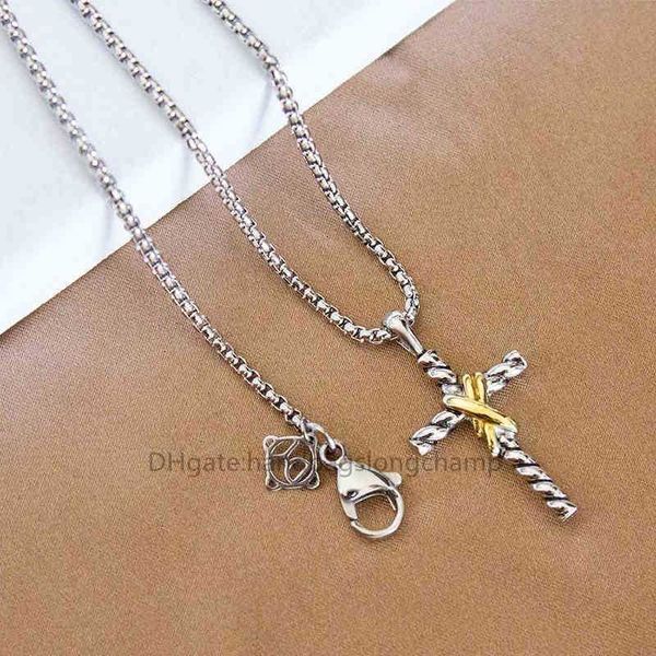 sterling necklace designer twisted strings silver cross x chain men women necklaces jewelry buckle 925 thread pendant classic, Black
sterling necklace designer twisted strings silver cross x chain men women necklaces jewelry buckle 925 thread pendant classic, Black