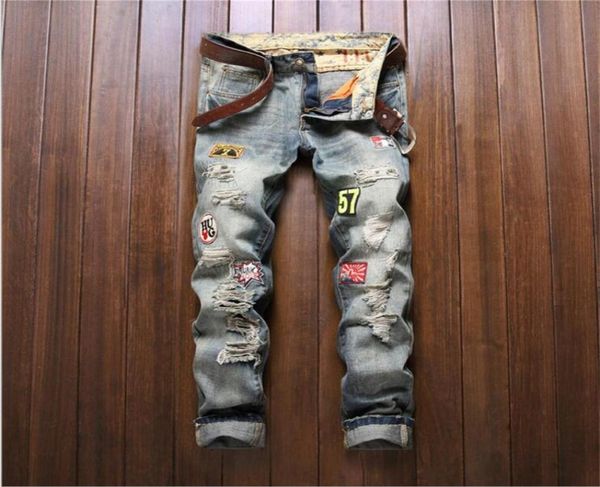 whole2016 mens ripped jeans distressed hole patchwork slim fit jeans washed straight denim pants p30929209792, Blue
whole2016 mens ripped jeans distressed hole patchwork slim fit jeans washed straight denim pants p30929209792, Blue