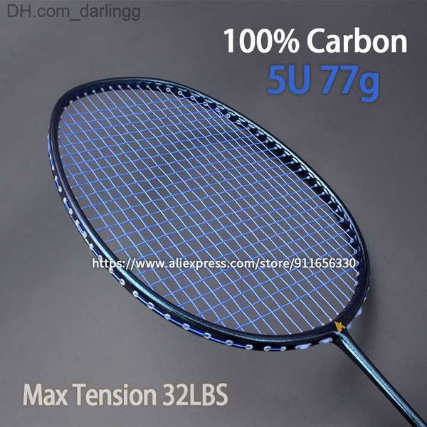 badminton rackets light weight 5u 77g 100% carbon fiber badminton rackets with string bags professional high tension 32lbs g5 racquet padel
badminton rackets light weight 5u 77g 100% carbon fiber badminton rackets with string bags professional high tension 32lbs g5 racquet padel