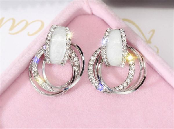 s925 silver needle atmosphere sets ring of ring of geometry of diamond earring female temperament contracted individual character 9745617, White
s925 silver needle atmosphere sets ring of ring of geometry of diamond earring female temperament contracted individual character 9745617, White