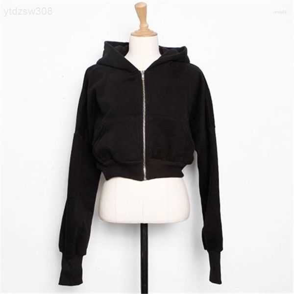 women's hoodies chic zip up hoodie women fashion kpop casual solid cropped hooded sweatshirts slim long sleeve y2k streetwear21gn, Black
women's hoodies chic zip up hoodie women fashion kpop casual solid cropped hooded sweatshirts slim long sleeve y2k streetwear21gn, Black