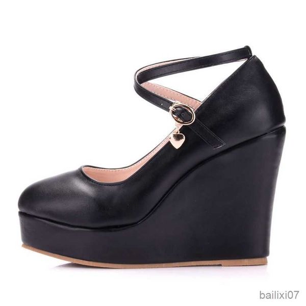 dress shoes high heels plus size platform female pumps women's flock buckle ankle strap wedding shoes r230901, Black
dress shoes high heels plus size platform female pumps women's flock buckle ankle strap wedding shoes r230901, Black