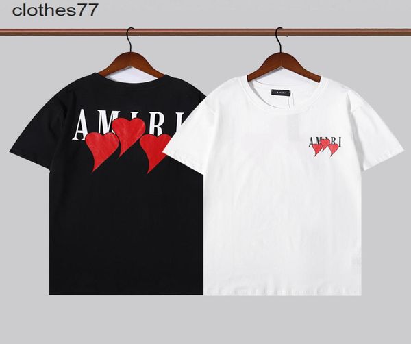 s summer 22ss heart letter print short sleeve men's and women's fashion brand round neck loose t-shirt7769801, White;black
s summer 22ss heart letter print short sleeve men's and women's fashion brand round neck loose t-shirt7769801, White;black