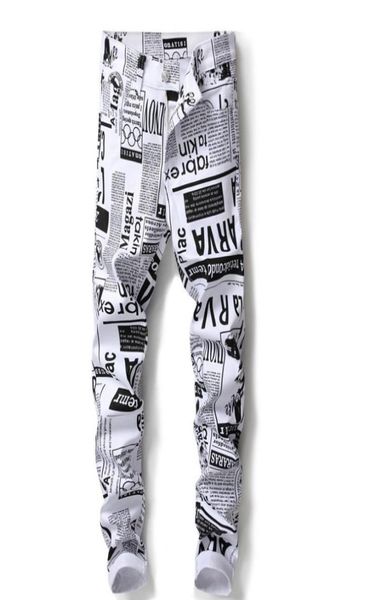 newspaper printed pattern designer jeans men039s white letter painted elastic skinny pants slim trousers size 2938 5011 high 3781089, Blue
newspaper printed pattern designer jeans men039s white letter painted elastic skinny pants slim trousers size 2938 5011 high 3781089, Blue