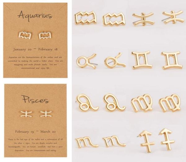 12 constellation symbol stud earrings zodiac sign stainless steel jewelry gift for women astrology scorpio leo aries earrings8081055, Golden;silver
12 constellation symbol stud earrings zodiac sign stainless steel jewelry gift for women astrology scorpio leo aries earrings8081055, Golden;silver