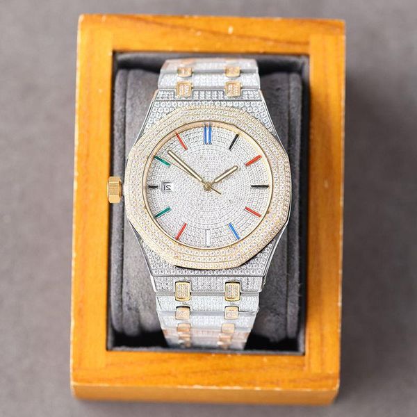 diamond mens watch wristwatch wristwatches for de mechanical automatic 40mm stainless steel watches bezel diamonds men montre luxe fash biew, Slivery;brown
diamond mens watch wristwatch wristwatches for de mechanical automatic 40mm stainless steel watches bezel diamonds men montre luxe fash biew, Slivery;brown