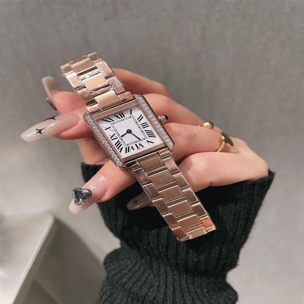 ladies watch new tank series fashion casual stainless steel diamond 27mm 24mm quartz movement sapphire glass roman numerals283h, Slivery;brown
ladies watch new tank series fashion casual stainless steel diamond 27mm 24mm quartz movement sapphire glass roman numerals283h, Slivery;brown