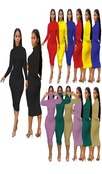 europe and america autumn and winter large women039s 2020 tight dress designer fashion casual slim solid color long sleeve5749617, White;black
europe and america autumn and winter large women039s 2020 tight dress designer fashion casual slim solid color long sleeve5749617, White;black