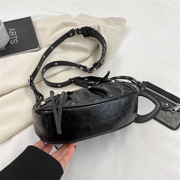 new locomotive underarm wrapped with rivets tassels three in teeth wrinkled one shoulder crossbody women's bag off wholesale
new locomotive underarm wrapped with rivets tassels three in teeth wrinkled one shoulder crossbody women's bag off wholesale