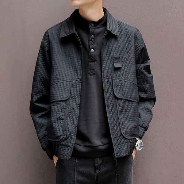 men's jackets bomber jacket men casual cargo spring and autumn korean trend loose short lapel male coat allmatch clothing 230831, Black;brown
men's jackets bomber jacket men casual cargo spring and autumn korean trend loose short lapel male coat allmatch clothing 230831, Black;brown