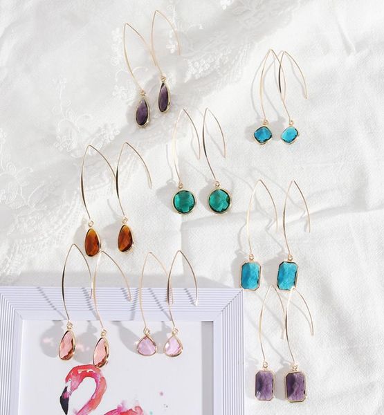 waterdrop hexagon square glass edge engraving surface brincos pendientes charm dangle earrings jewelry women7315478, Golden
waterdrop hexagon square glass edge engraving surface brincos pendientes charm dangle earrings jewelry women7315478, Golden