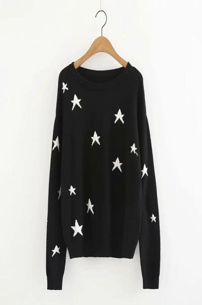 liva star knitted pullover femme sweaters women long sleeve o neck women sweater 2018 winter autumn outerwear sueter mujer8664017, White;black
liva star knitted pullover femme sweaters women long sleeve o neck women sweater 2018 winter autumn outerwear sueter mujer8664017, White;black