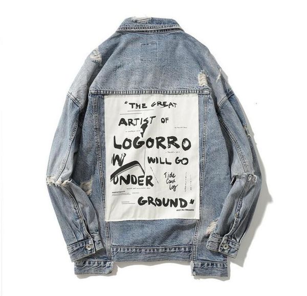 hip hop patchwork ripped denim jackets mens casual designer distressed jeans jacket coat streetwear fashion male 14d412768091, Black;brown
hip hop patchwork ripped denim jackets mens casual designer distressed jeans jacket coat streetwear fashion male 14d412768091, Black;brown