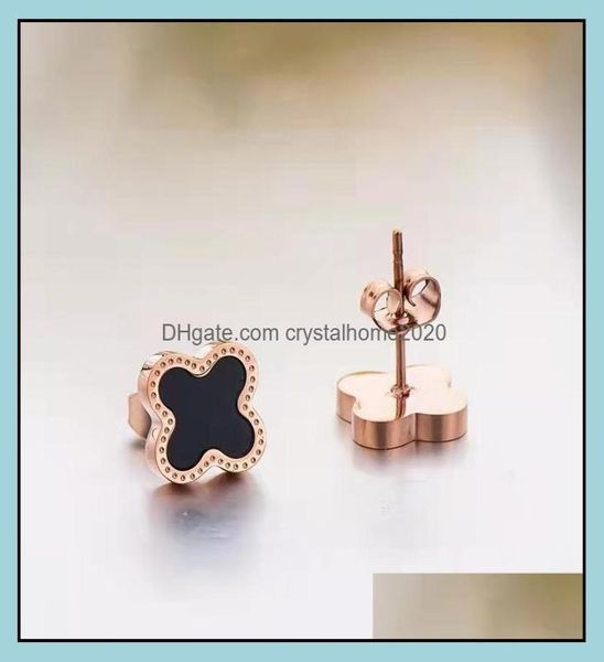 stud earrings jewelry beautif women style four leaf clover earring gold stainless steel drop delivery5746800, Golden;silver
stud earrings jewelry beautif women style four leaf clover earring gold stainless steel drop delivery5746800, Golden;silver