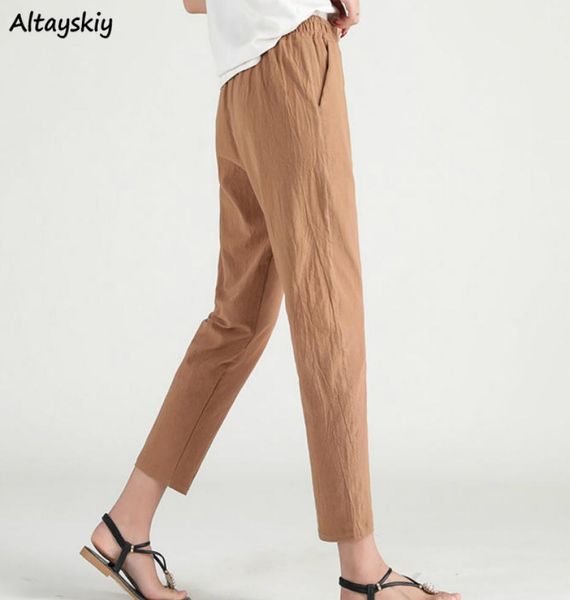 harem pants women fashion casual elastic high waist female elegant anklelength slim trousers spring oversize soft be9405919, Black;white
harem pants women fashion casual elastic high waist female elegant anklelength slim trousers spring oversize soft be9405919, Black;white