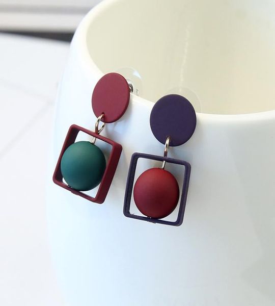 punk fashion round geometric asymmetric square red green beads dangle earring women party jewelry pendientes brincos2933414, Golden
punk fashion round geometric asymmetric square red green beads dangle earring women party jewelry pendientes brincos2933414, Golden