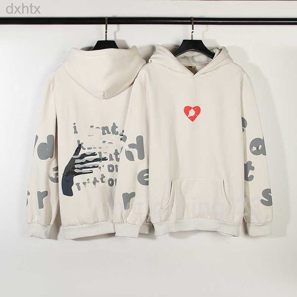 men's and women's hip hop love arms letter foam printed hoodie jacket aneyees designer personality 23ss, Black
men's and women's hip hop love arms letter foam printed hoodie jacket aneyees designer personality 23ss, Black