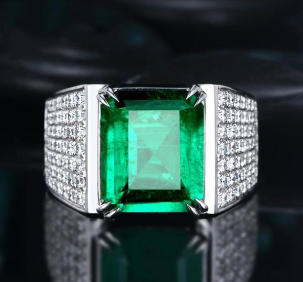 new arrival luxury jewelry big emerald gemstones 925 sterling silver male jewelry pave cubic zircon cz diamond wedding band ring f3586878, Slivery;golden
new arrival luxury jewelry big emerald gemstones 925 sterling silver male jewelry pave cubic zircon cz diamond wedding band ring f3586878, Slivery;golden