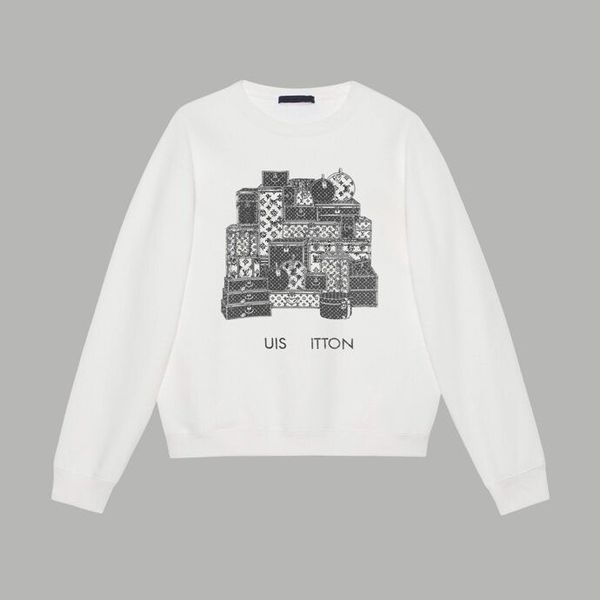 2023 autumn/winter new pullover letter pattern printed long sleeve sweater pure cotton rib round neck q107, Black;brown
2023 autumn/winter new pullover letter pattern printed long sleeve sweater pure cotton rib round neck q107, Black;brown